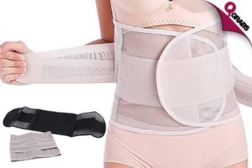 For QR49 Perfect your Shape with a Double Wrap Slimming Waist Trainer - Choose from 2 Colors! (QR95 Value)